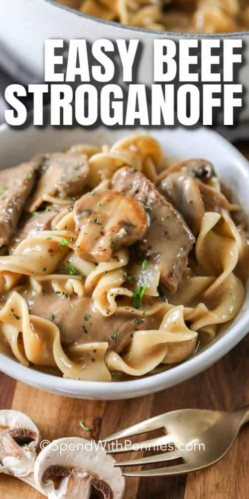 Easy Beef Stroganoff Recipe Homemade Family Favorite