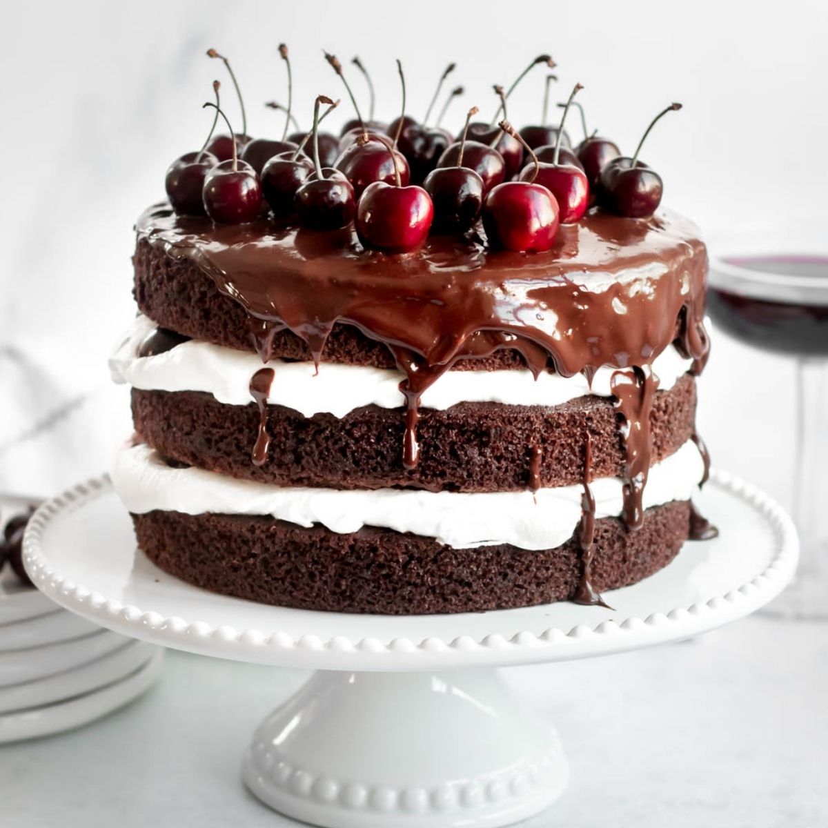 Easy Black Forest Cake Recipe Rich And Delish