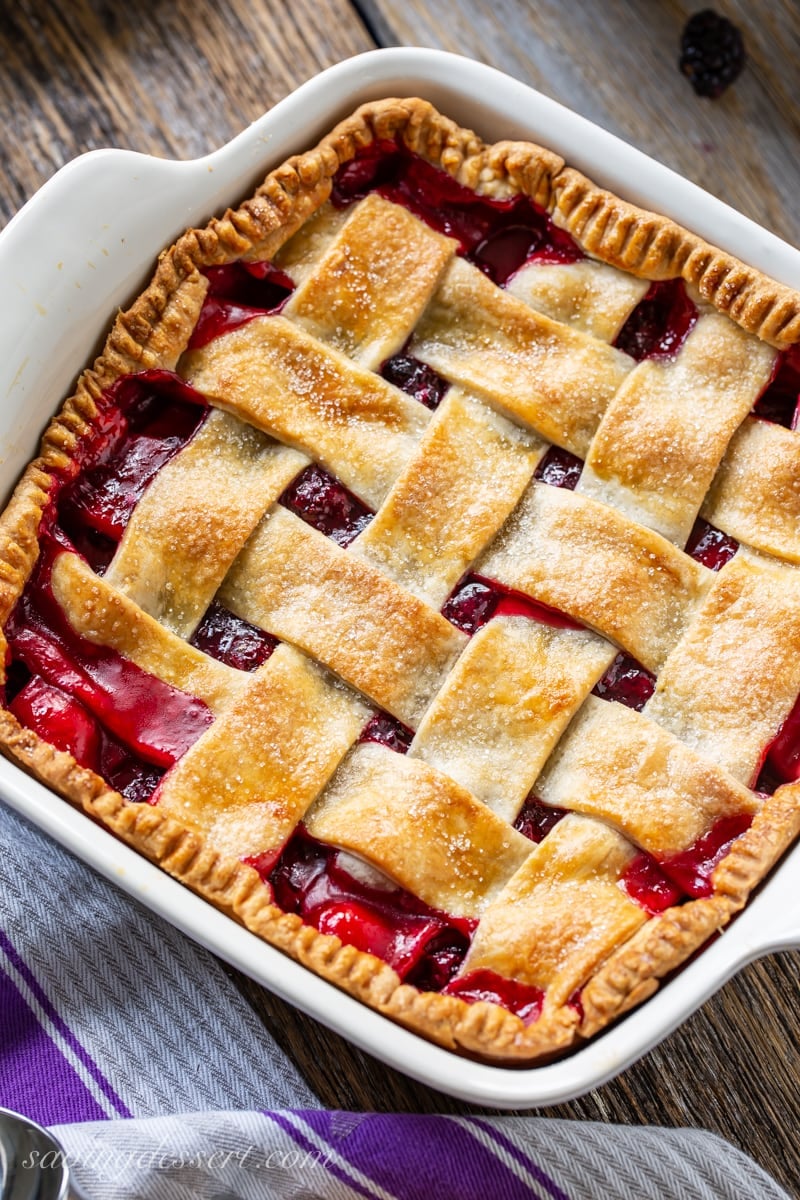 Easy Blackberry Cobbler A Simple Fresh Berry Dessert