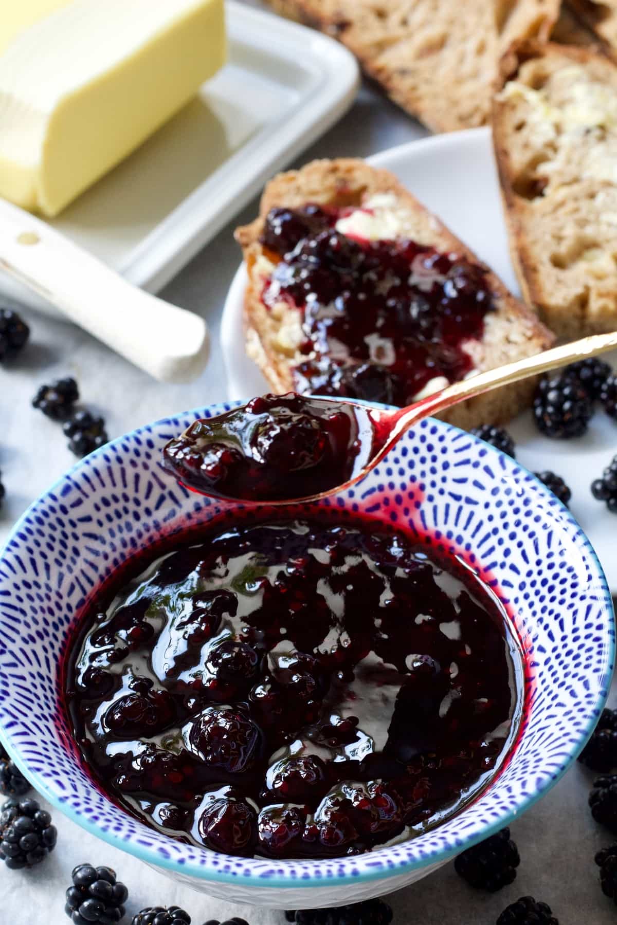 Easy Blackberry Jam No Pectin Jo S Kitchen Larder