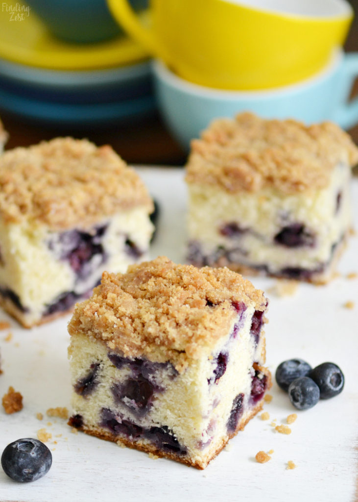 Easy Blueberry Buckle Recipe Breads And Sweets