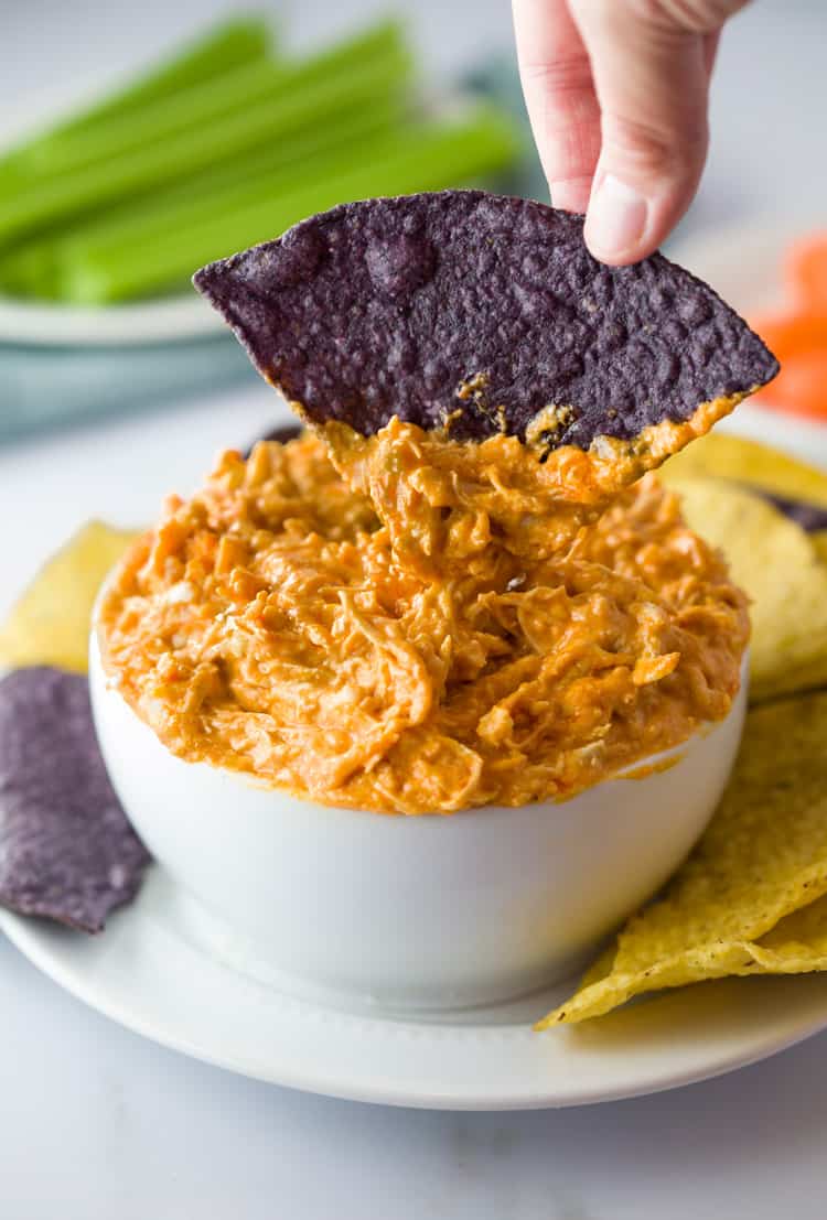 Easy Buffalo Chicken Dip Recipe R Addapinch