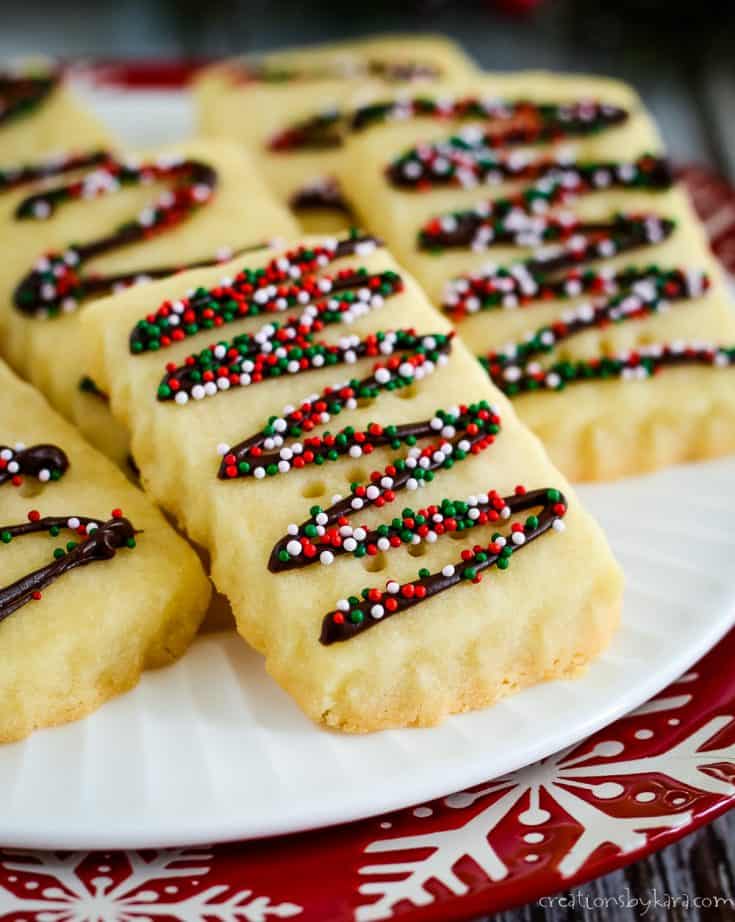 Easy Butter Shortbread Cookies Creations By Kara