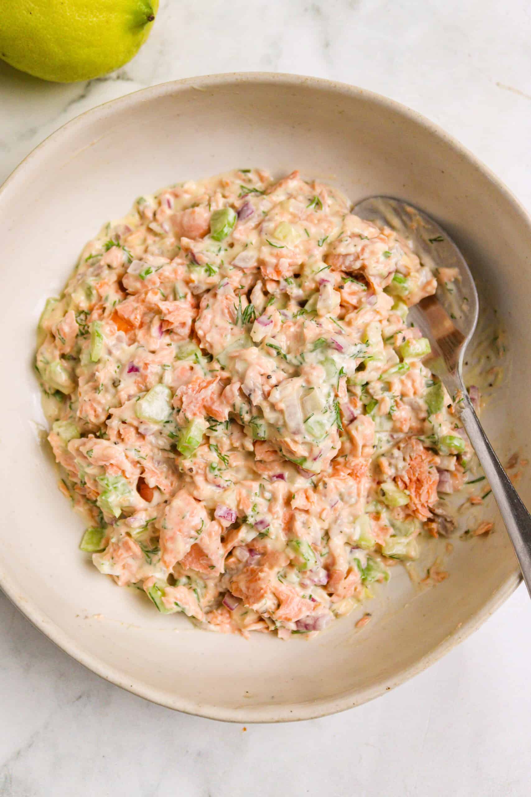 Easy Canned Salmon Salad About A Mom