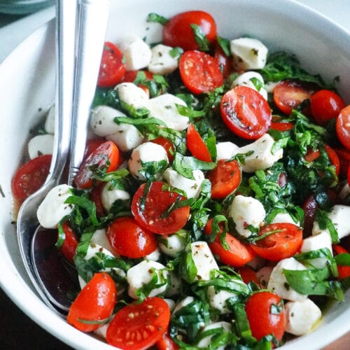 Easy Caprese Salad Recipe With Spinach Posh Plate