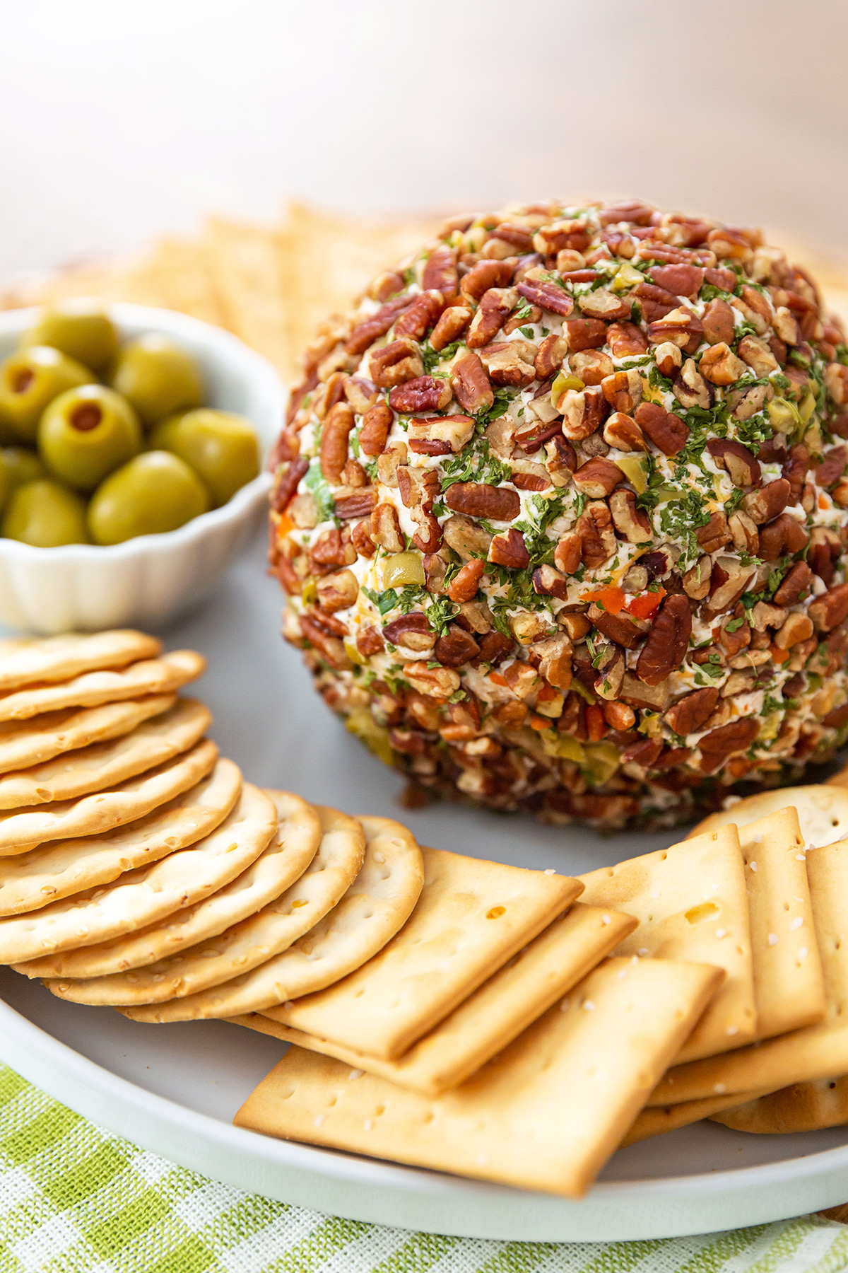 Easy Cheeseball Recipe Easy Olive Cheeseball Recipe