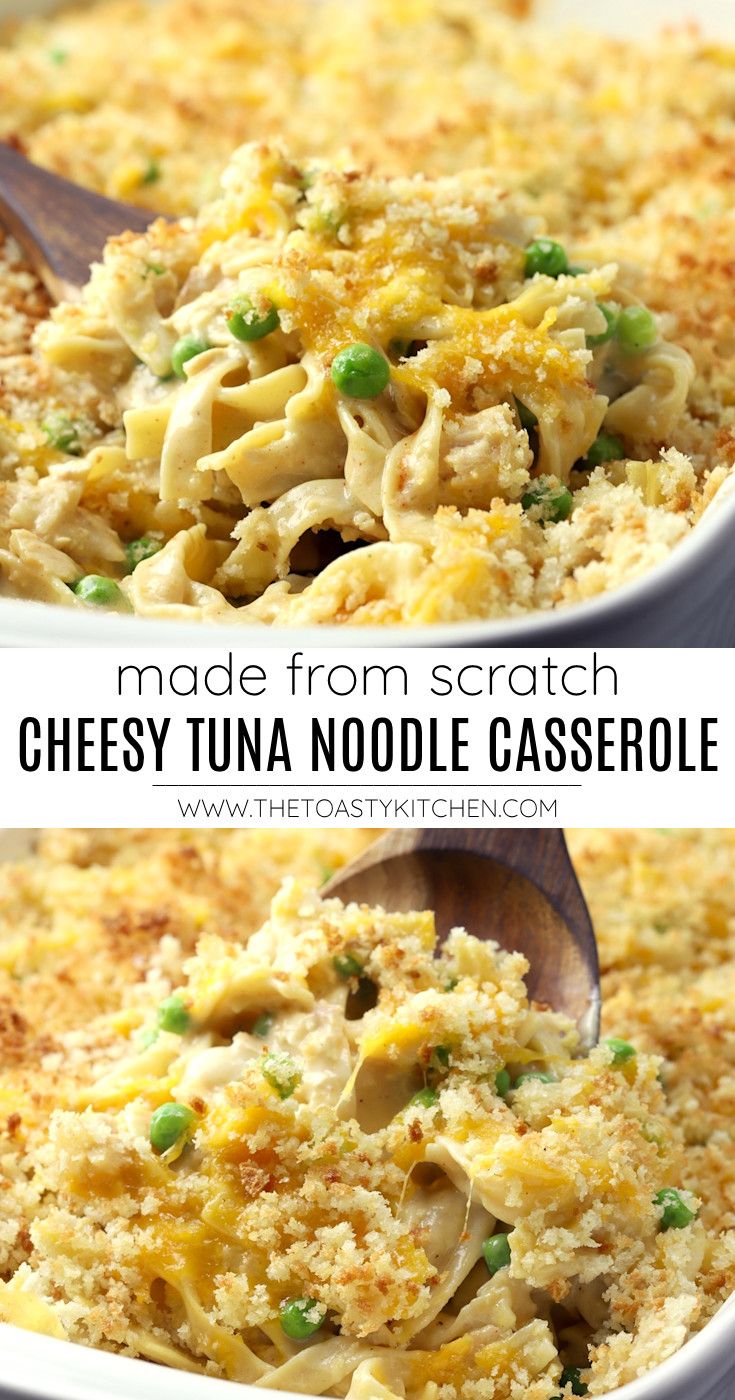 Easy Cheesy Tuna Noodle Casserole Recipe Sparkrecipes