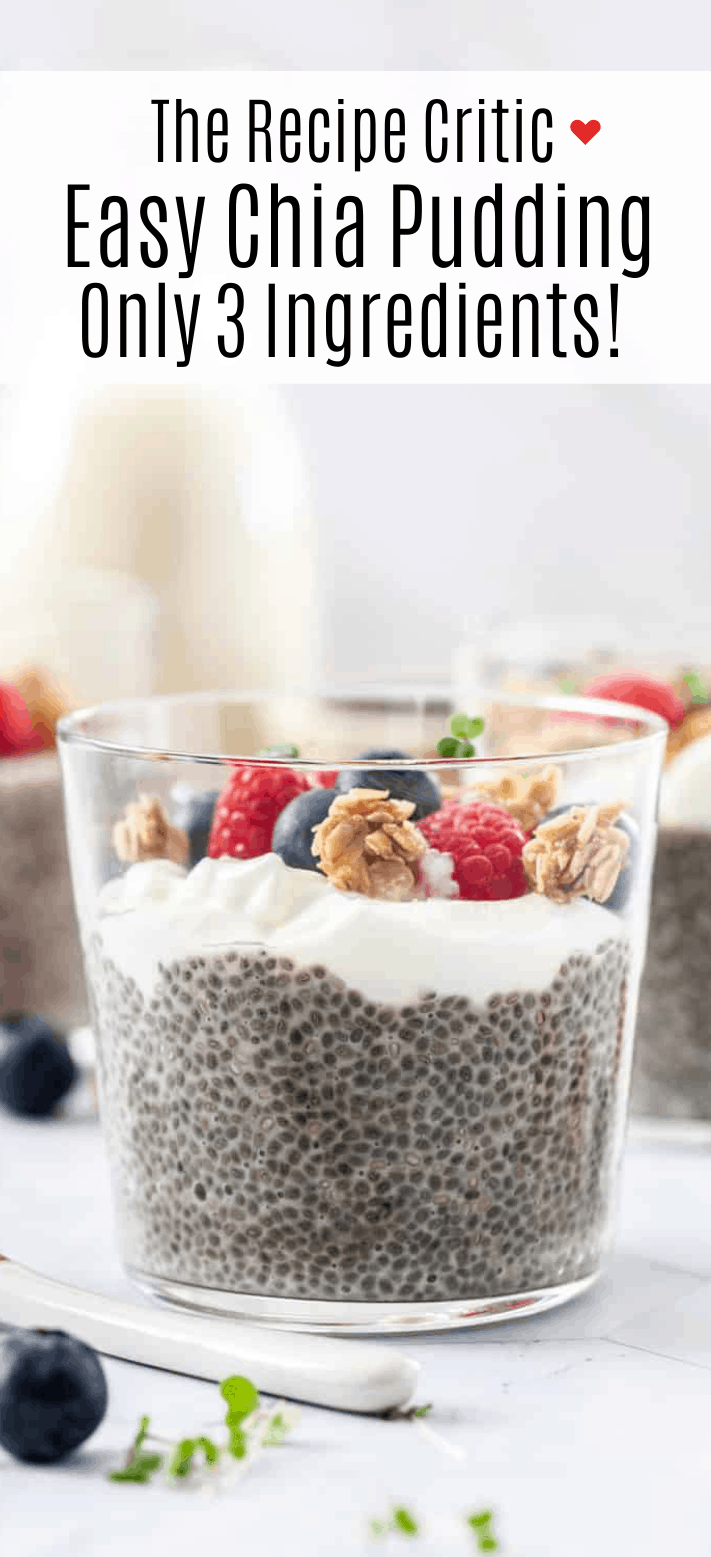 Easy Chia Pudding Only 3 Ingredients The Recipe Critic