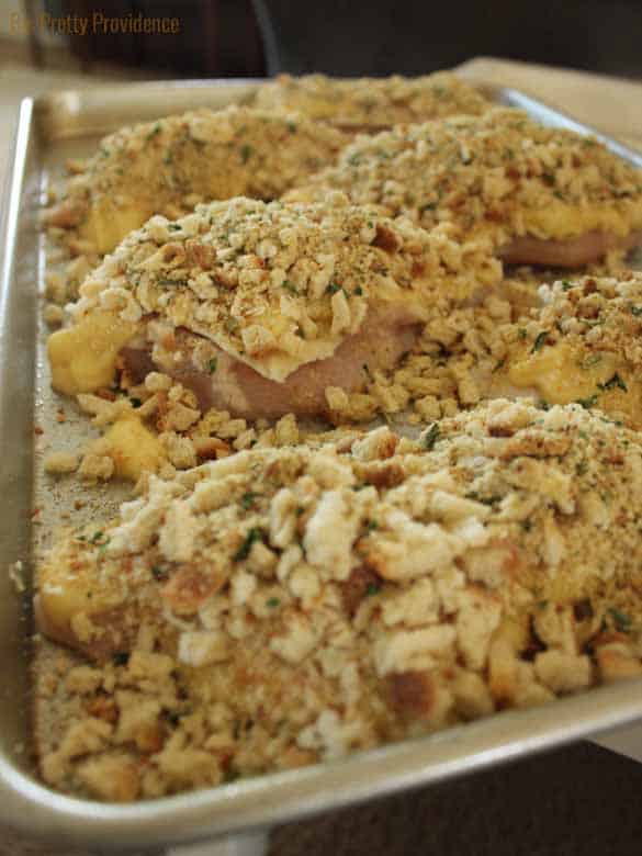 Easy Chicken And Stuffing Bake