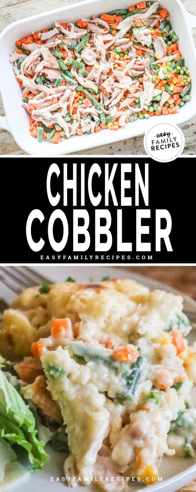 Easy Chicken Cobbler With Cheddar Bay Biscuits Delicious Recipe