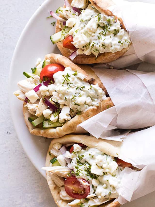 Easy Chicken Gyros 15 Minutes Girl Gone Gourmet