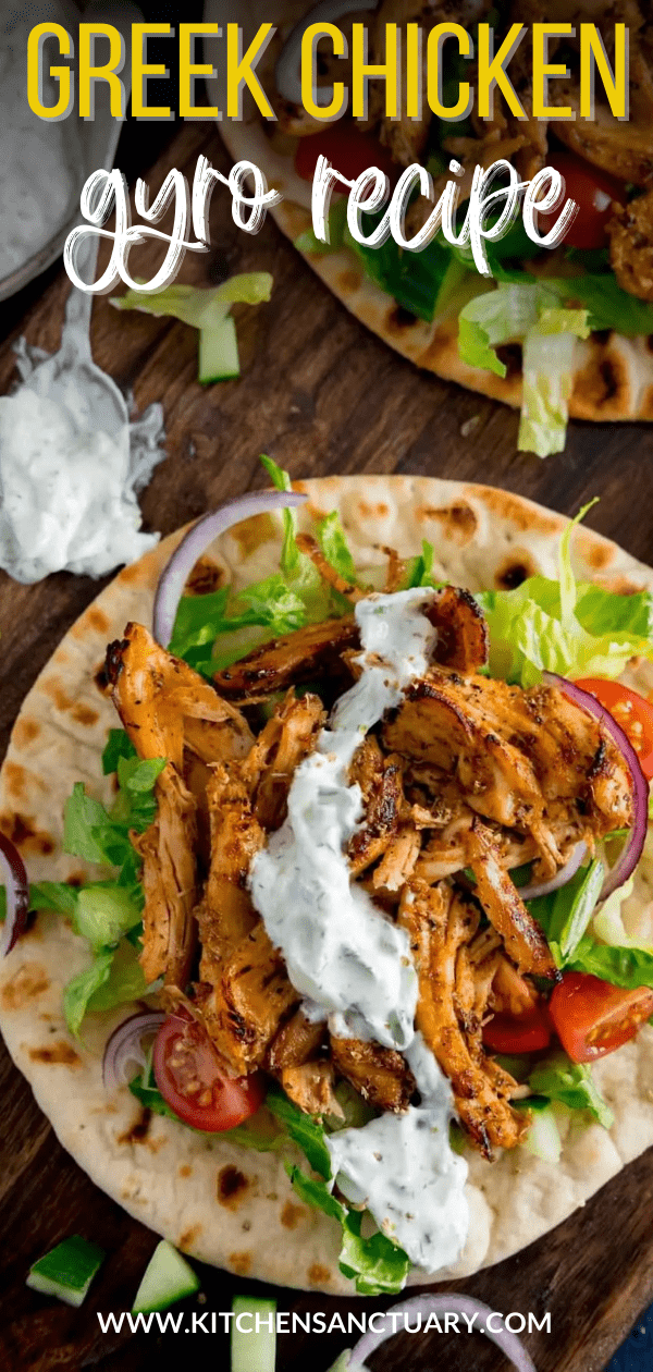 Easy Chicken Gyros Nicky S Kitchen Sanctuary