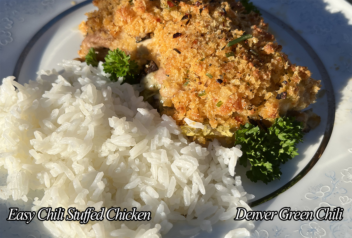 Easy Chile Stuffed Chicken Denver Green Chili