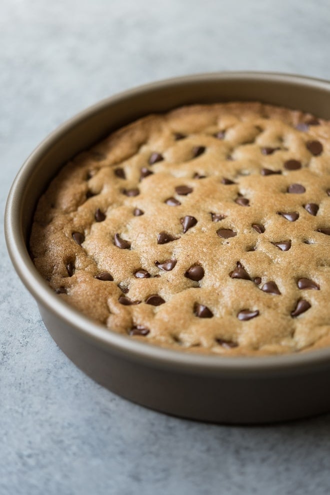 Easy Chocolate Chip Cookie Cake Life Is But A Dish