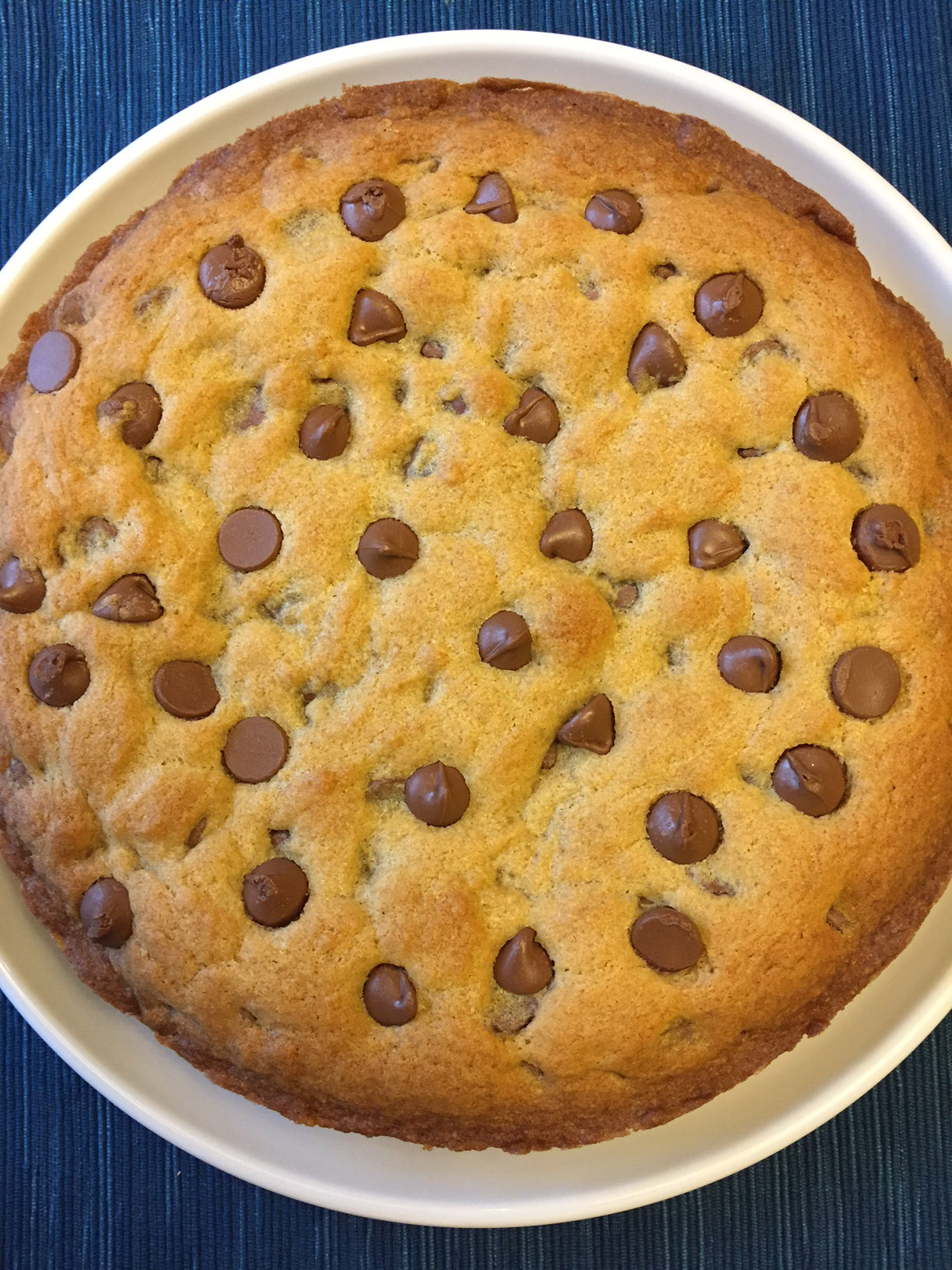 Easy Chocolate Chip Cookie Cake With Cake Mix The Cake Boutique