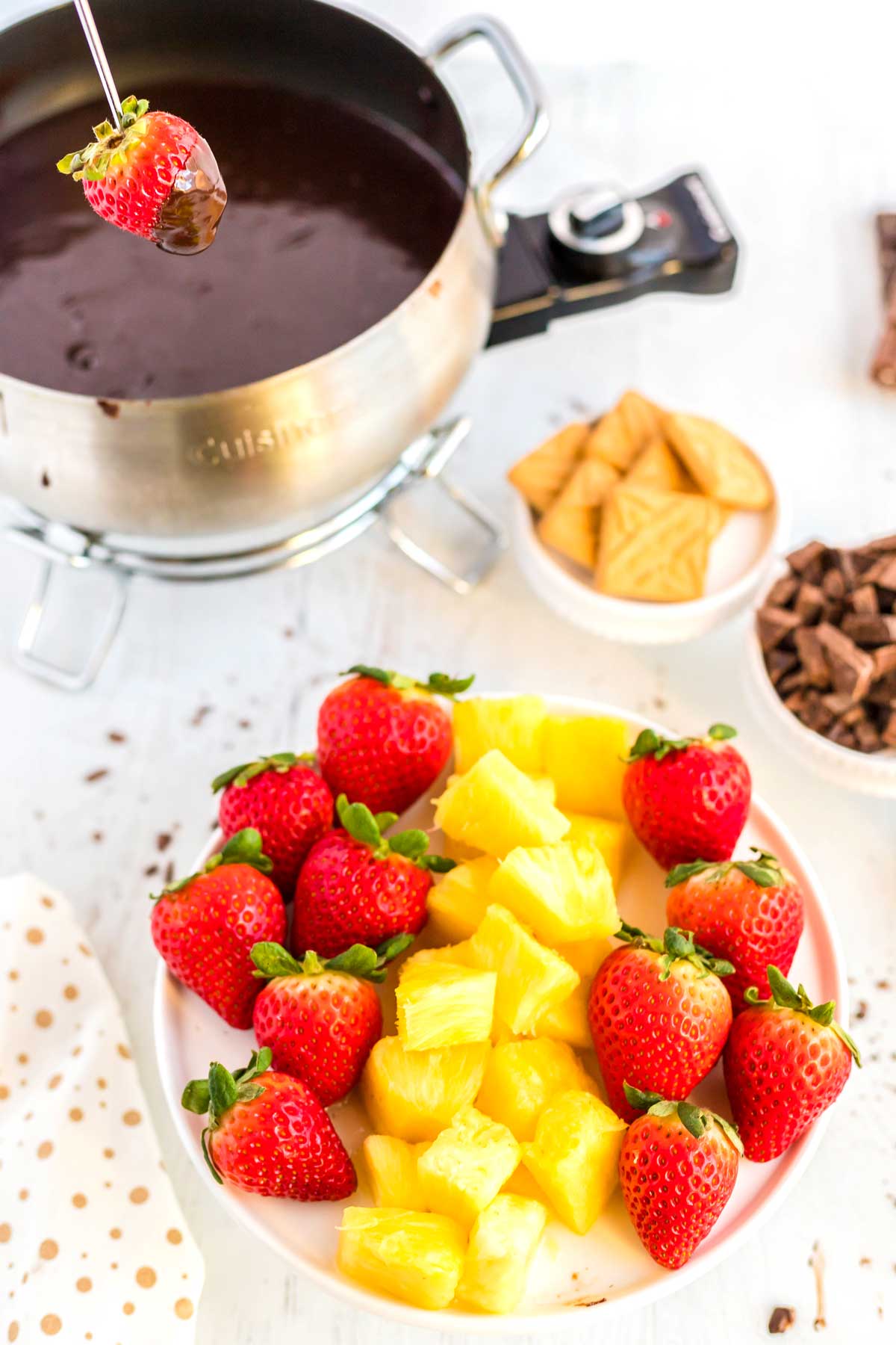 Easy Chocolate Fondue Recipe Leigh Anne Wilkes