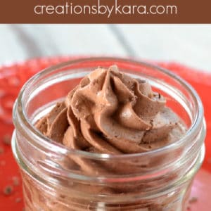 Easy Chocolate Mousse 3 Ingredient Creations By Kara