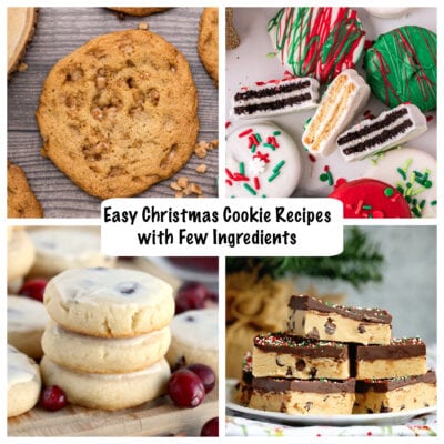 Easy Christmas Cookie Recipes With Few Ingredients Kitchen Divas