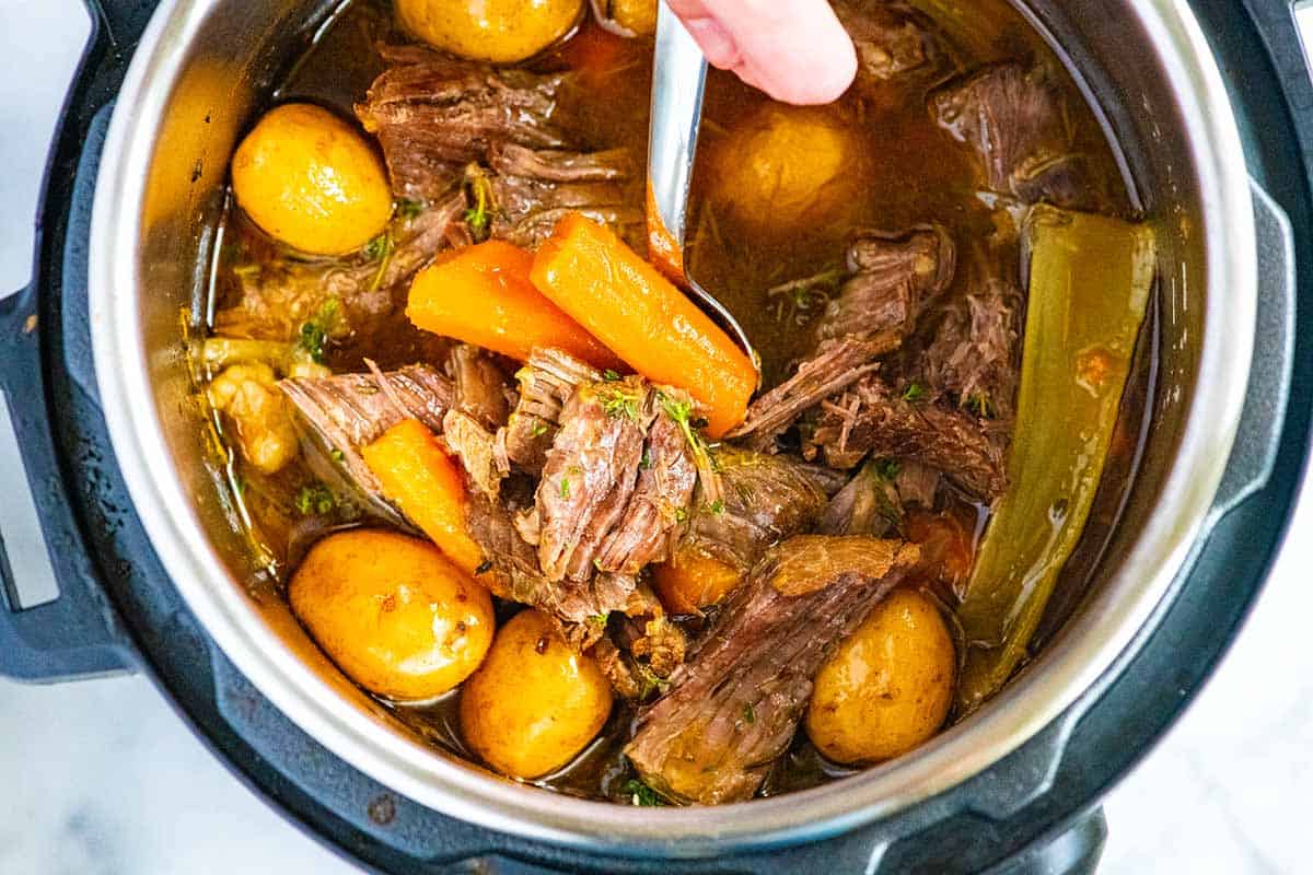 Easy Chuck Roast Recipe Instant Pot Deporecipe Co