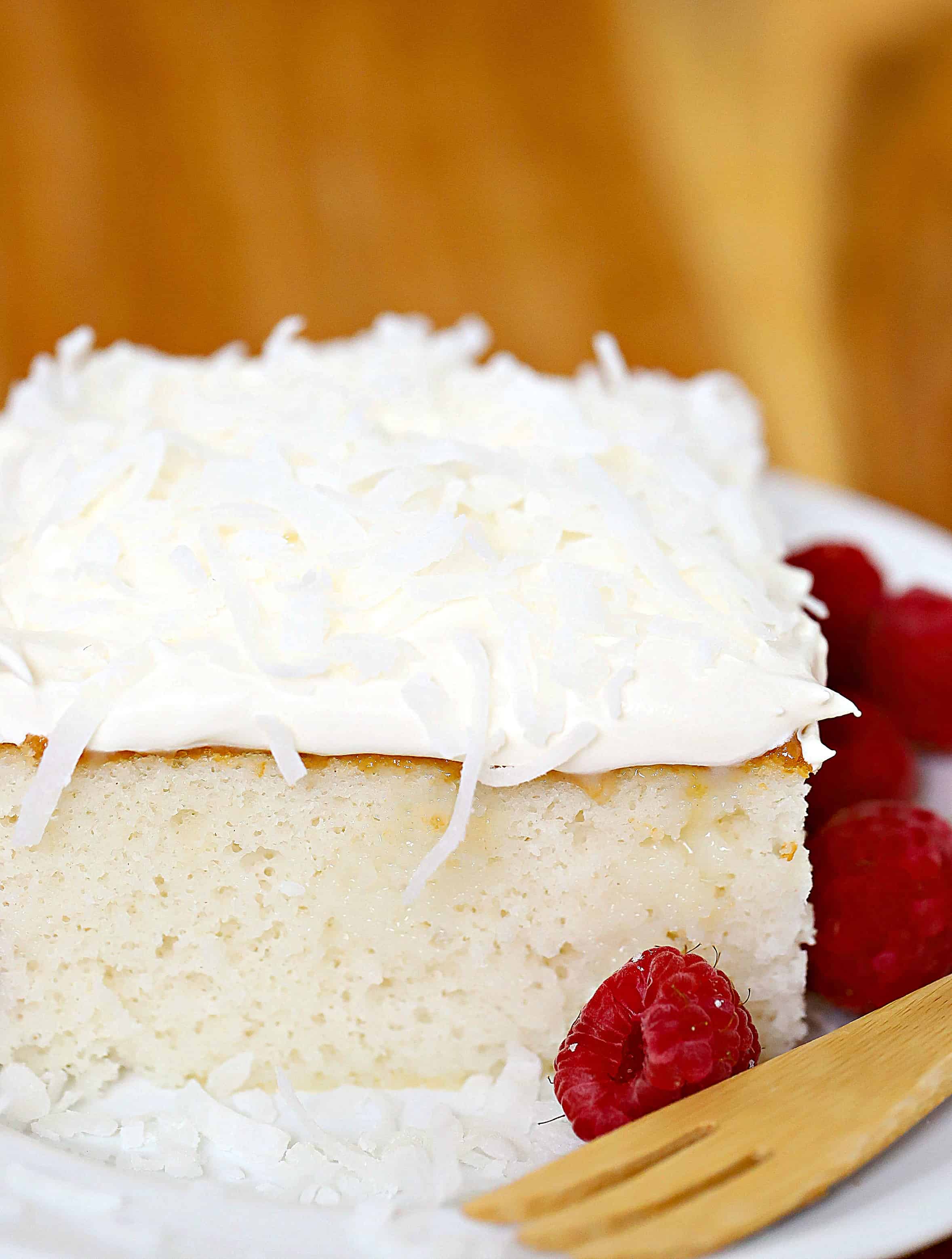 Easy Coconut Cream Cake Recipe Yummy Healthy Easy