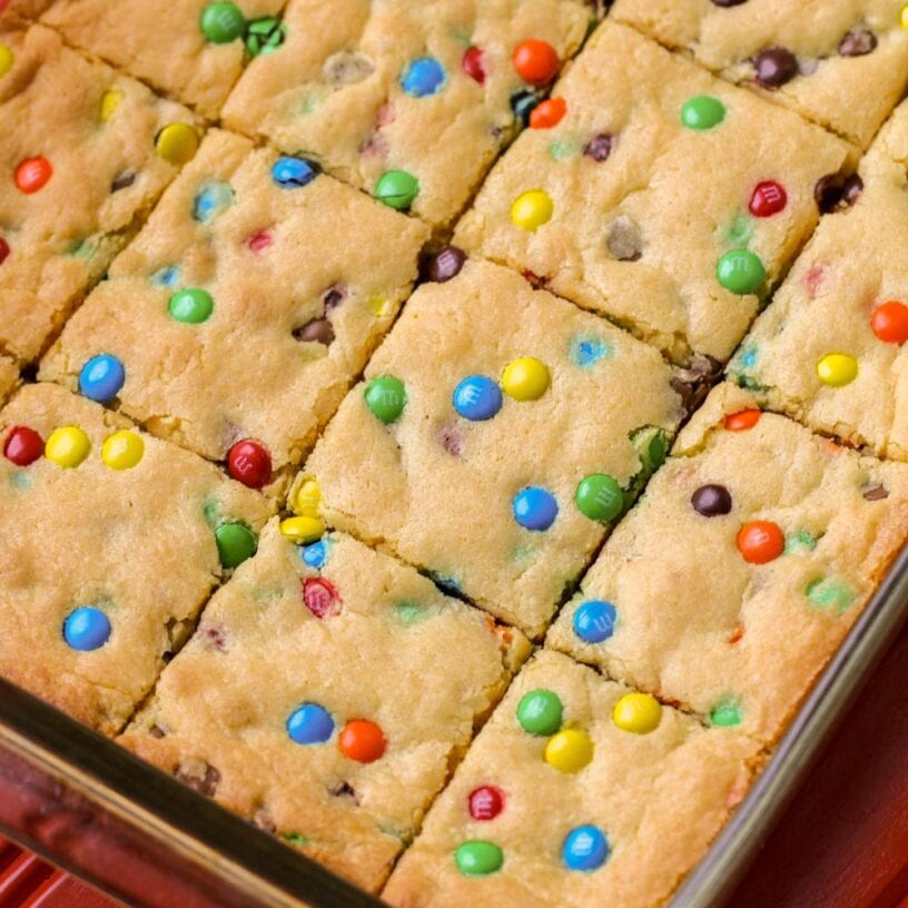 Easy Cookie Bars Using Cake Mix