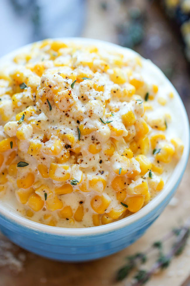 Easy Creamed Corn Damn Delicious