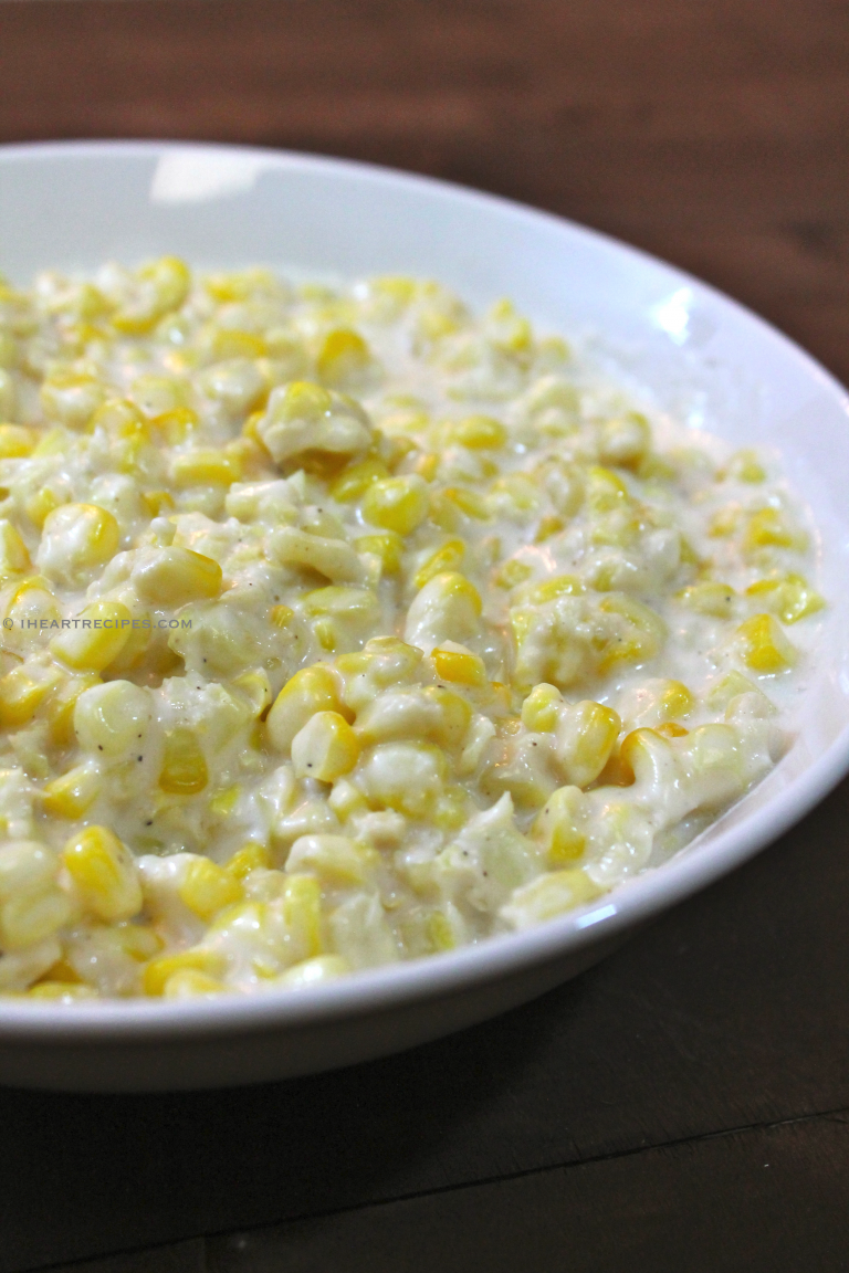 Easy Creamed Corn Side Dish Recipe Creamed Corn Recipes Corn Recipes