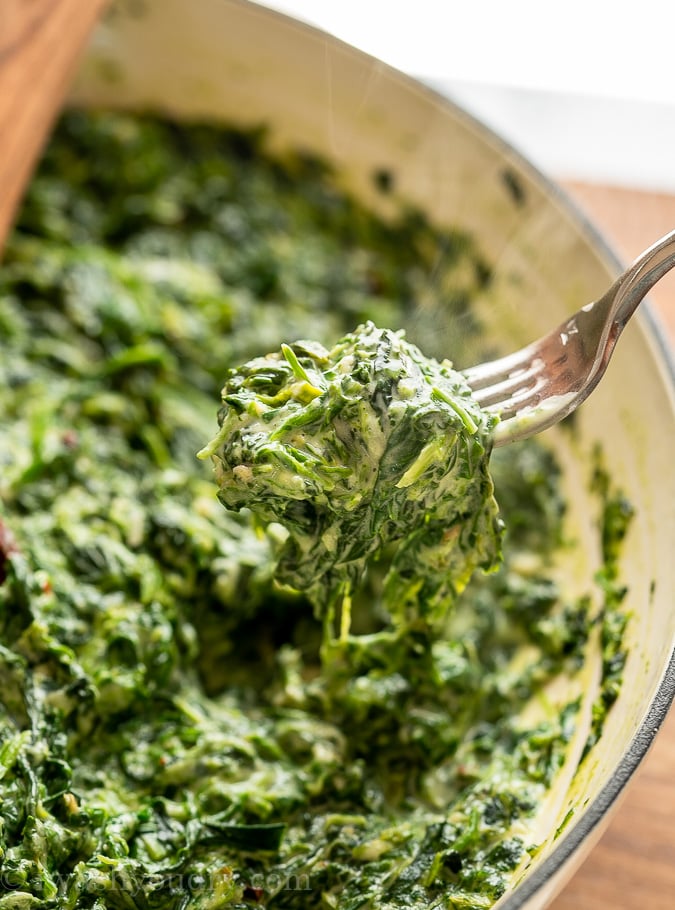 Easy Creamed Spinach Recipe