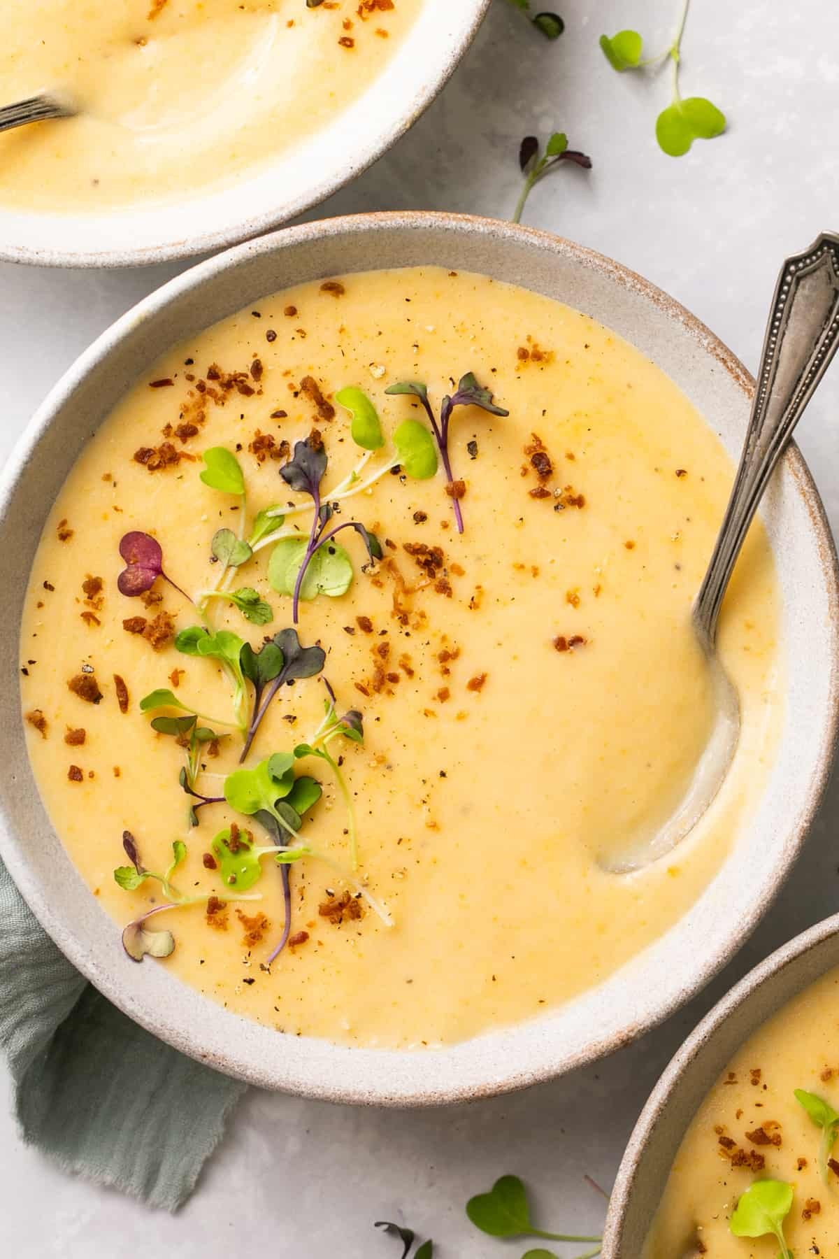 Easy Creamy Potato Soup Recipe Perfect For A Crowd This Cheesy Bacon