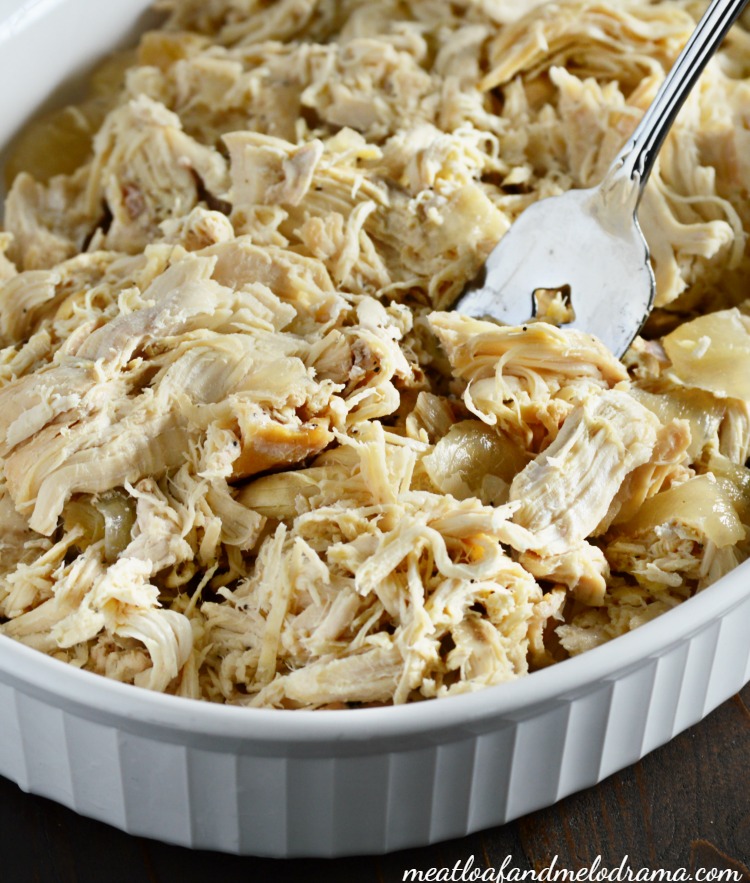 Easy Crock Pot Shredded Chicken Meatloaf And Melodrama