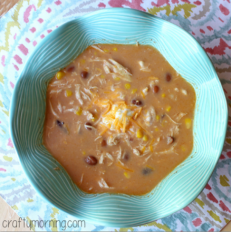 Easy Crockpot Chicken Chili Recipe Crafty Morning