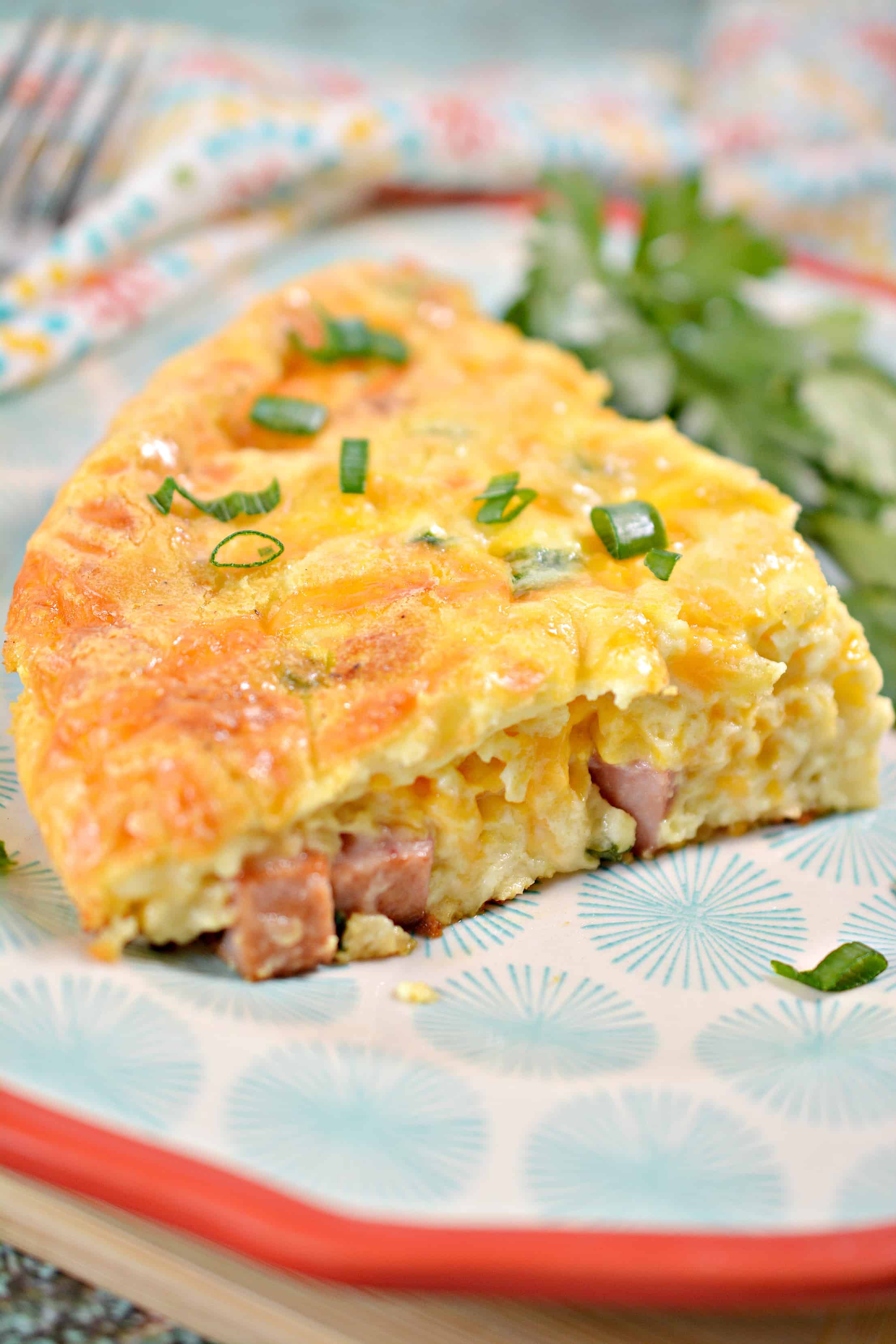 Easy Crustless Quiche Recipe Ham And Cheese