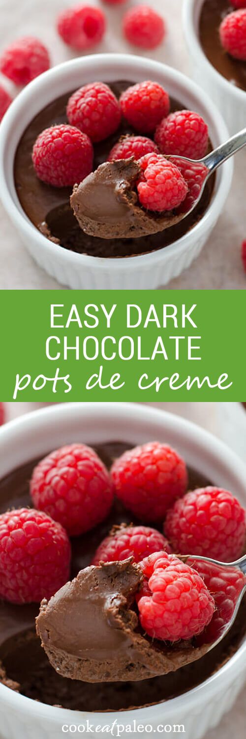 Easy Dark Chocolate Pots 6 Ingredients And 5 Minutes Sugar Salt Magic