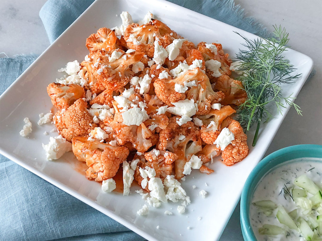 Easy Delicious Baked Buffalo Cauliflower Recipe