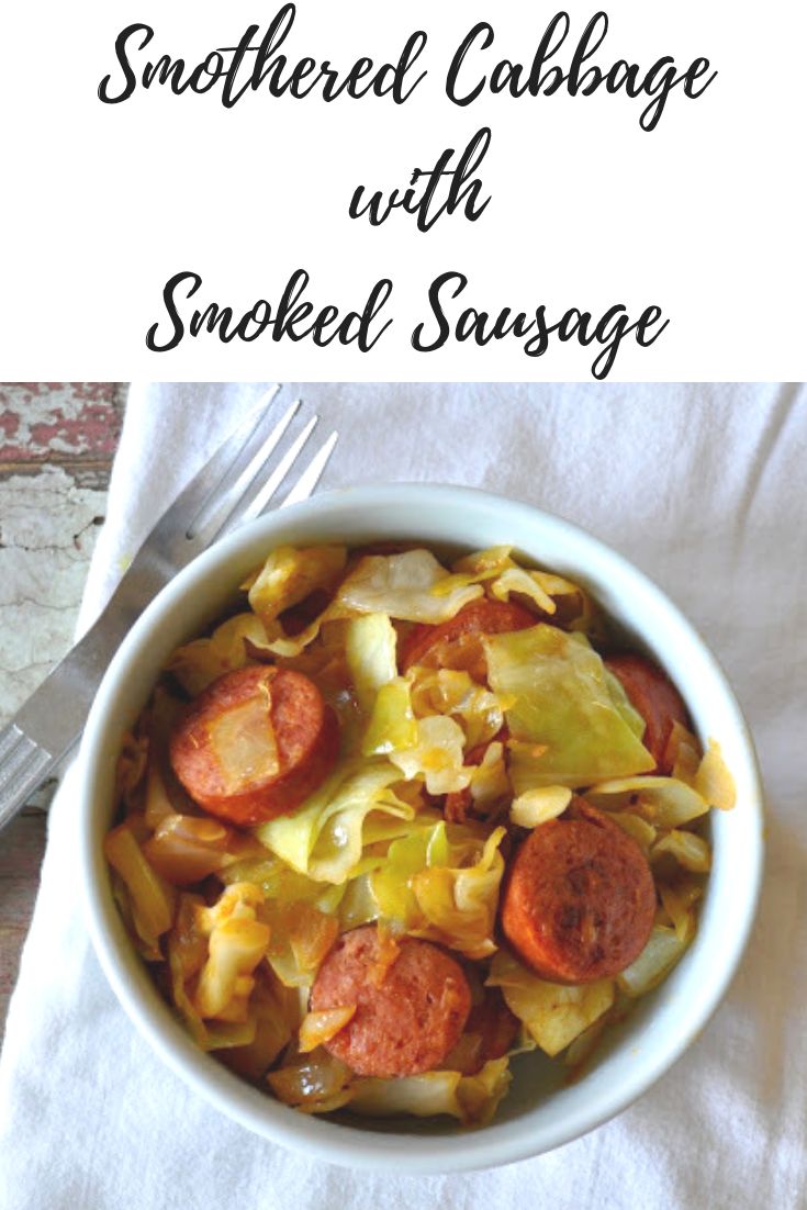 Easy Delicious Smothered Cabbage With Potatoes And Smoked Sausage