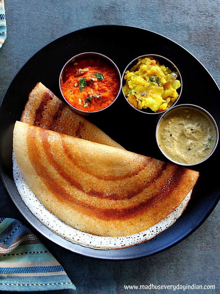 Easy Dosa Recipe With Rice Flour Madhu S Everyday Indian