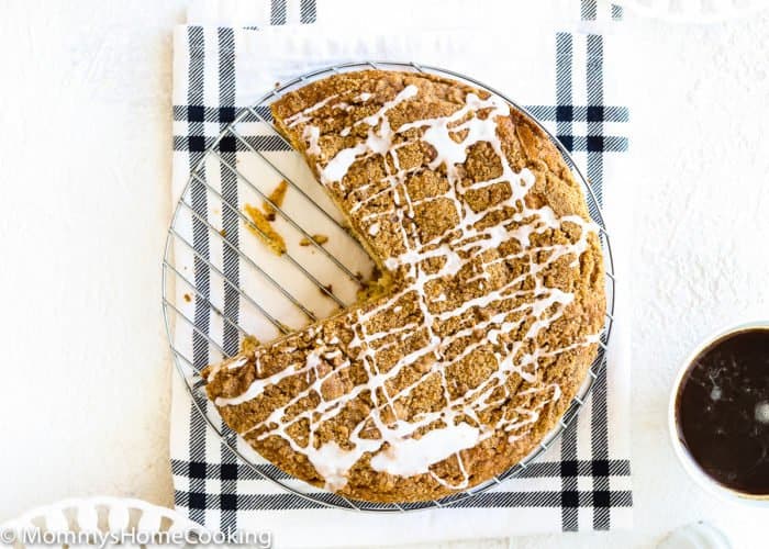 Easy Eggless Coffee Cake Mommy S Home Cooking