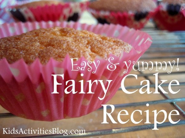 Easy Fairy Cake Recipe Kids Activities Sweet Recipes Fairy Cakes