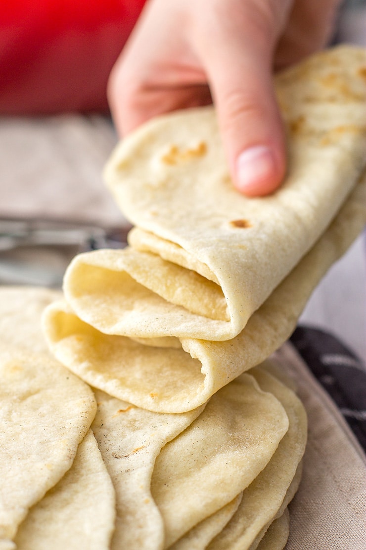 Easy Flour Tortillas Recipe