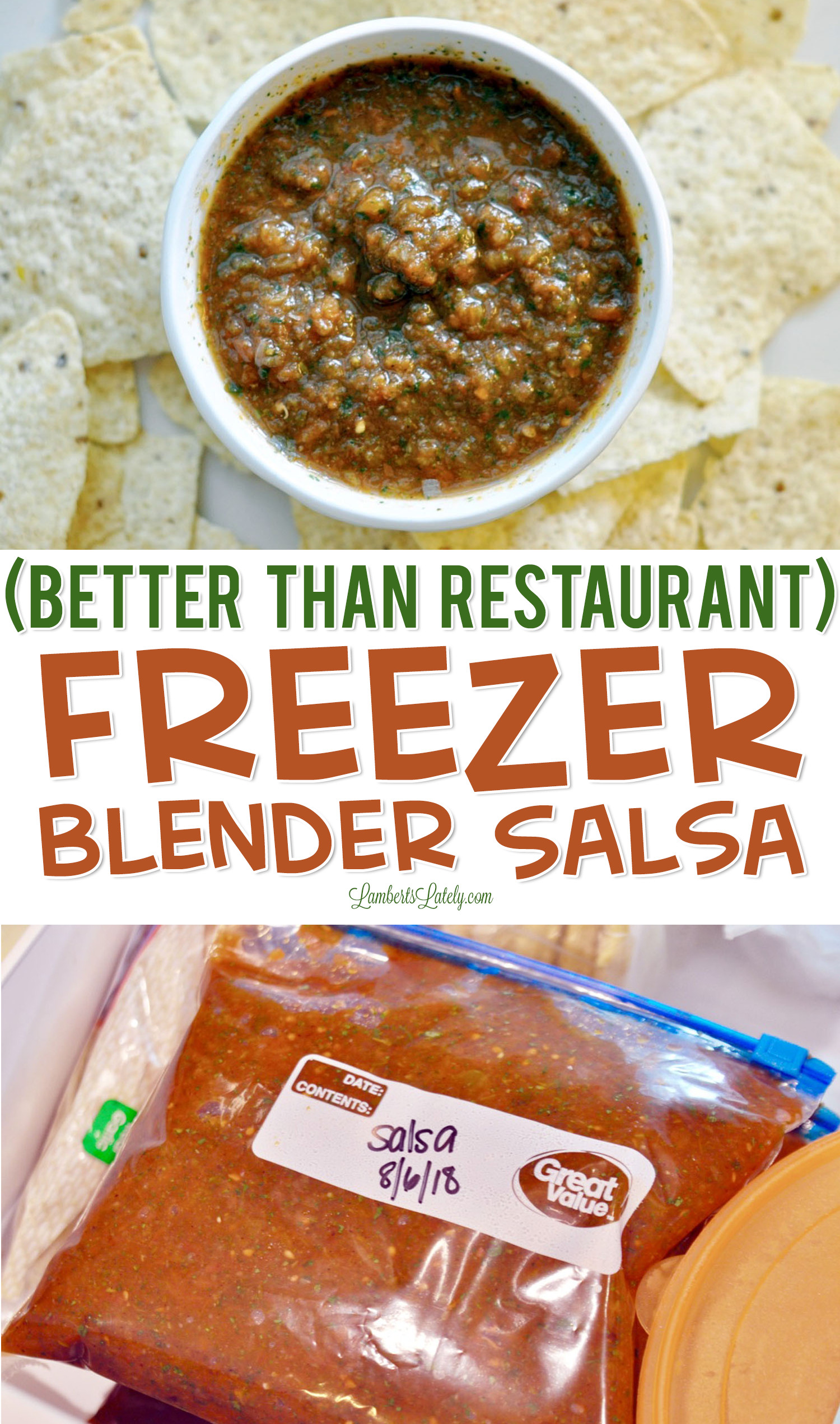 Easy Freezer Salsa Made With Homemade Grown Tomatoes And Fresh Herbs Is