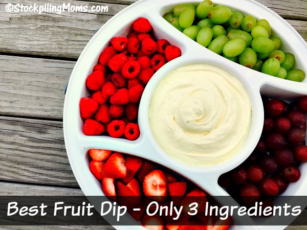 Easy Fruit Dip Is A Creamy And Delicious Dip Made With Only Two Ingredients Life In The