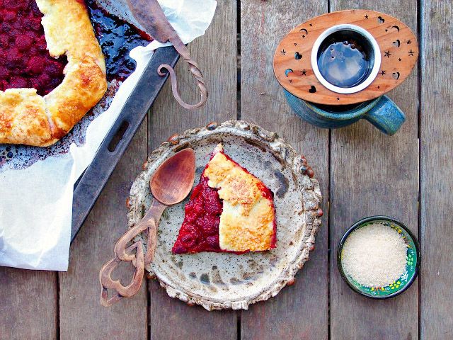 Easy Galette Recipe With Raspberries And Tea Syrup Recipe Galette