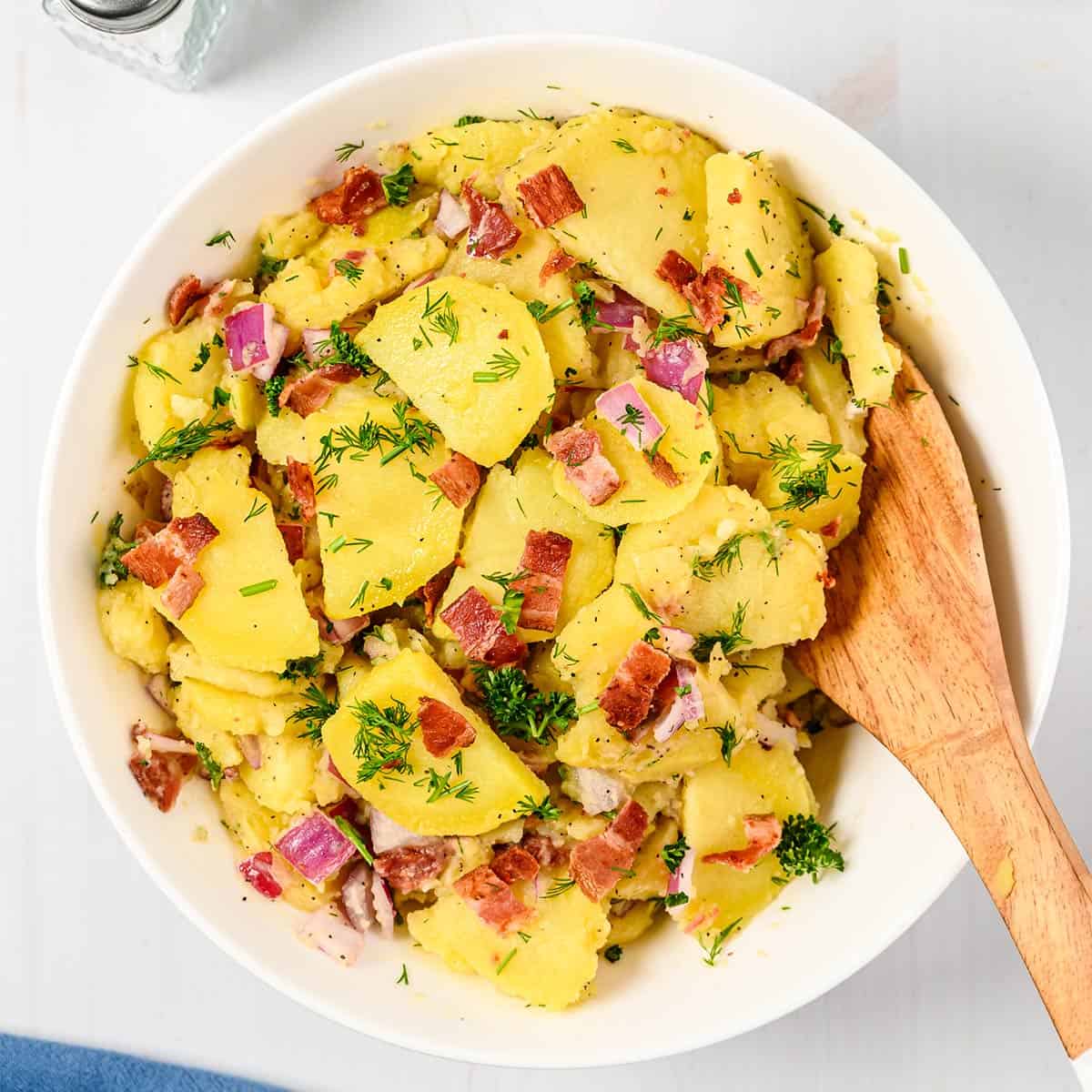 Easy German Potato Salad With Bacon Sunday Supper Movement