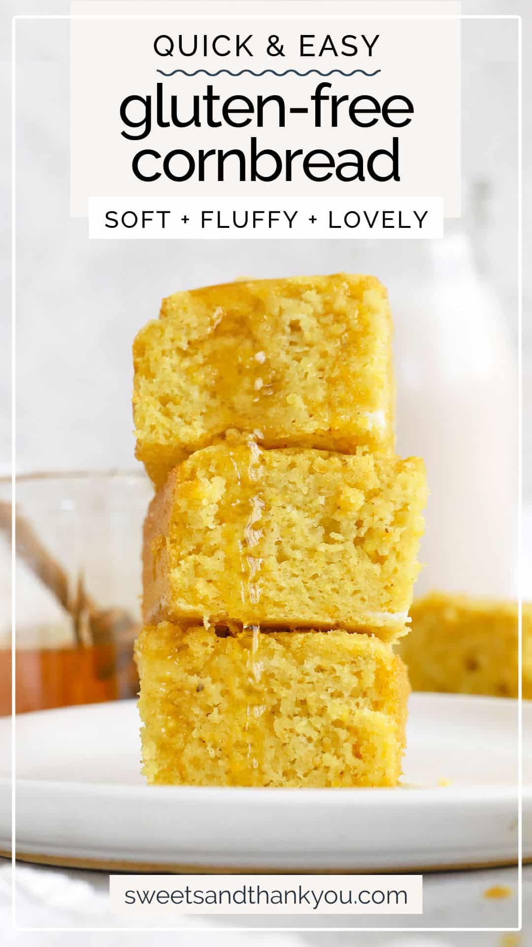 Easy Gluten Free Cornbread Recipe Moist Fluffy