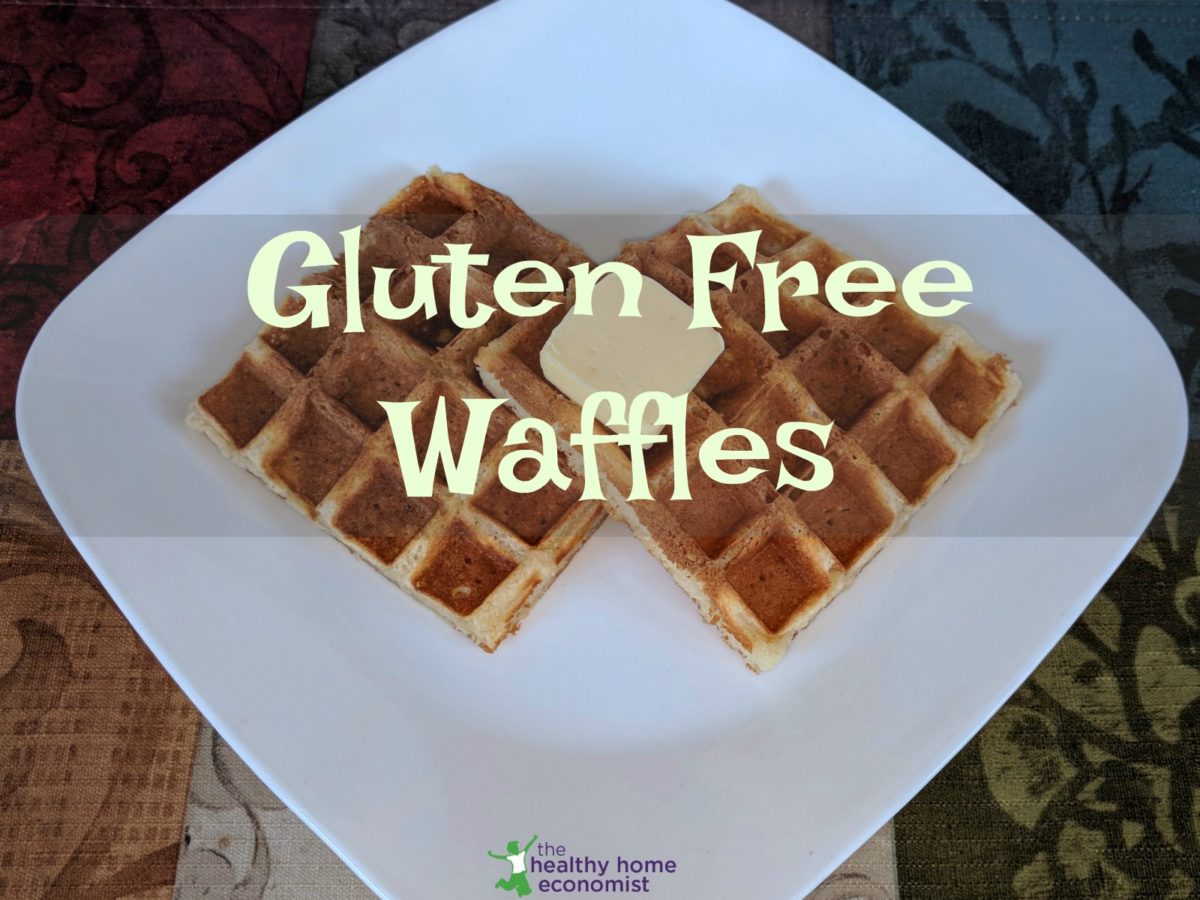 Easy Gluten Free Waffle Recipe Paleo Healthy Home Economist