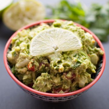 Easy Guacamole Recipe Salt Lavender