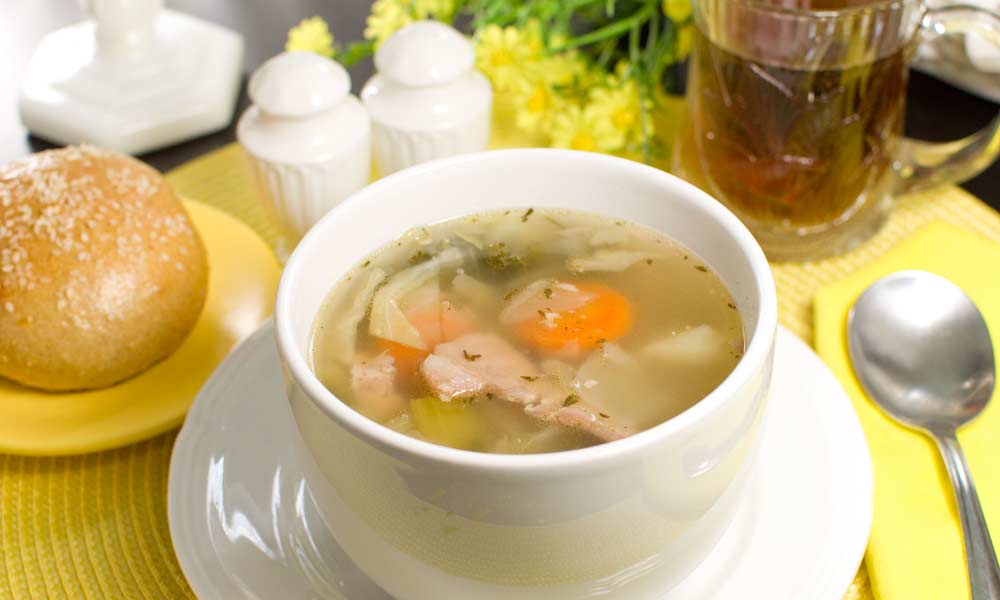 Easy Ham And Cabbage Soup Recipe