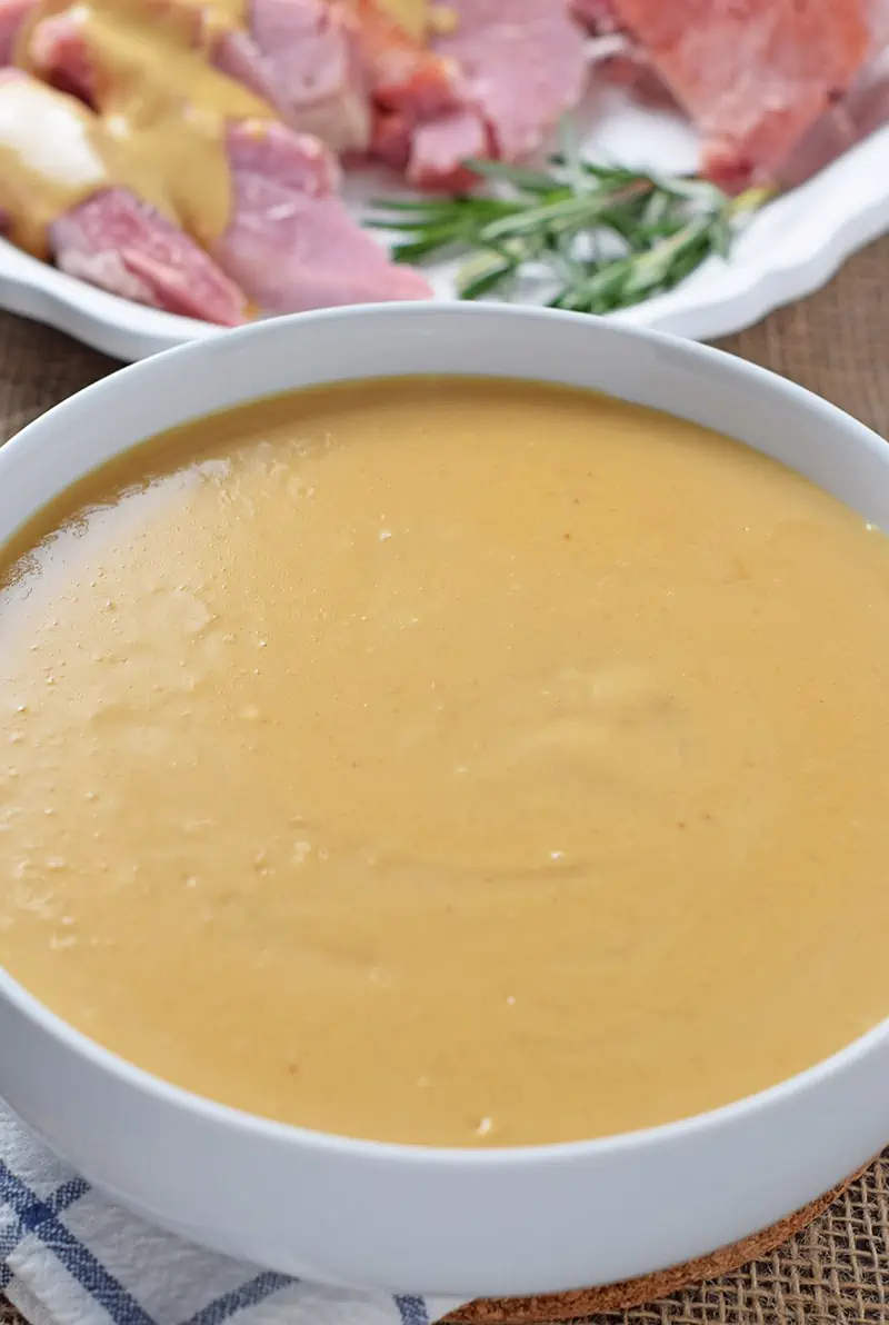 Easy Ham Gravy Recipe How To Make With Drippings Adventures Of Mel