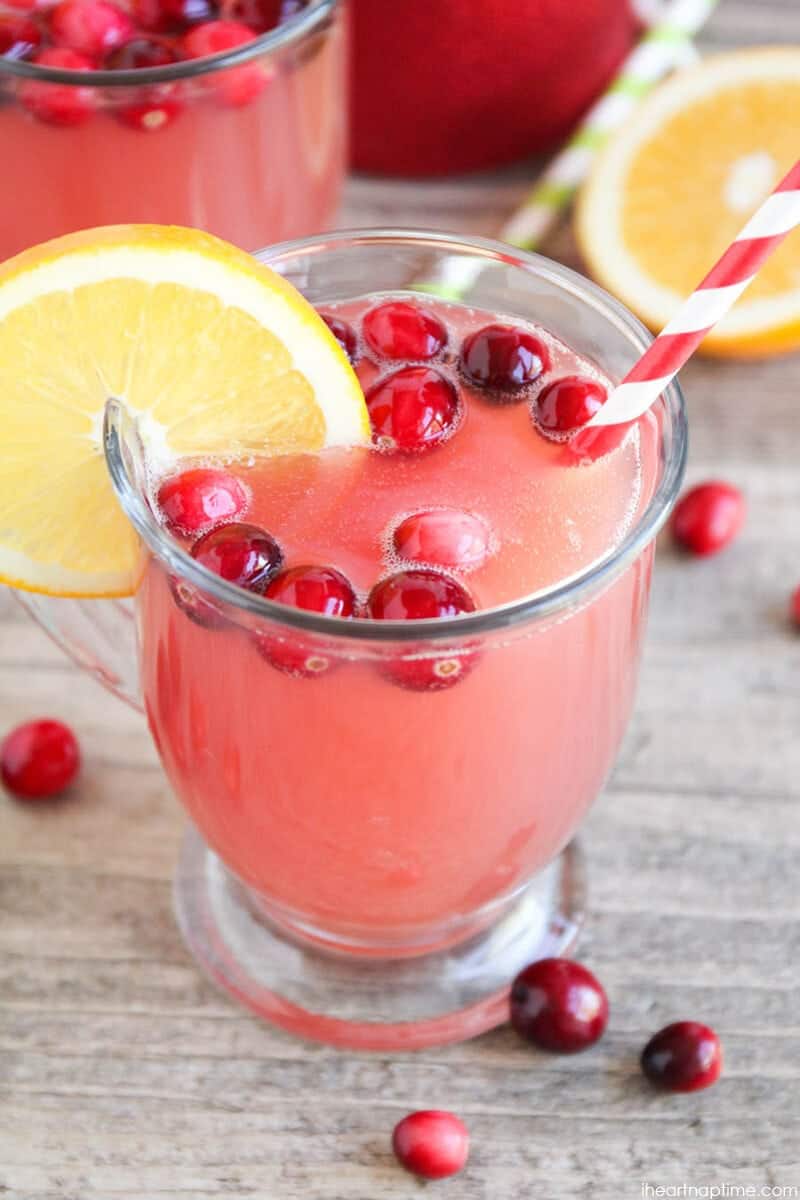 Easy Holiday Punch Recipe Just 4 Ingredients I Heart Naptime