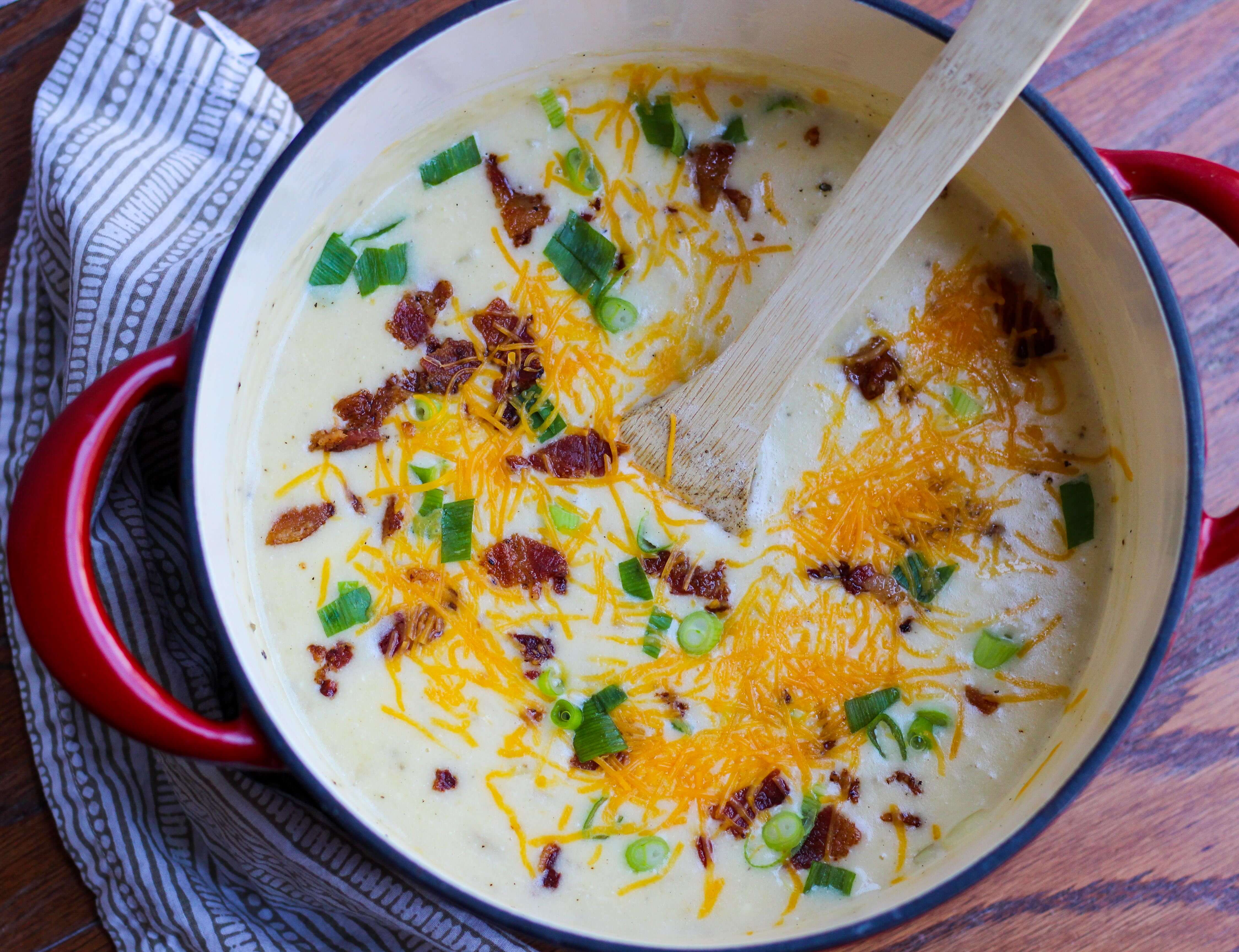 Easy Homemade Baked Potato Soup Ally Amp 39 S Cooking